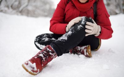 Ante los temporales de nieve y lluvia, evitar resbalones y lesiones.